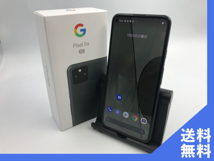 Google Pixel5a (5G) Mostly 気強い Black SIMフリー ソフトバンク  