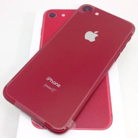 ムスビー｜>モバスタ<送料無料☆SIMフリーiPhone8 64GBレッド新品 