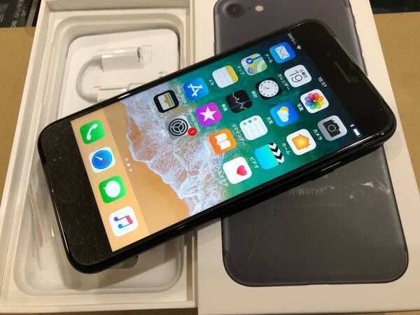 ムスビー｜♪SIMロック解除済 iPhone7 32GB MNCE2J/A Black 未使用品 