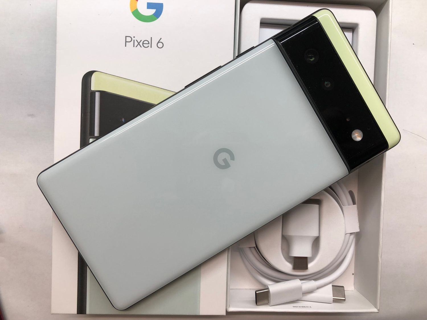 ムスビー｜♪SIMフリー au Google Pixel 6 128GB Sorta Seafoam 美品 