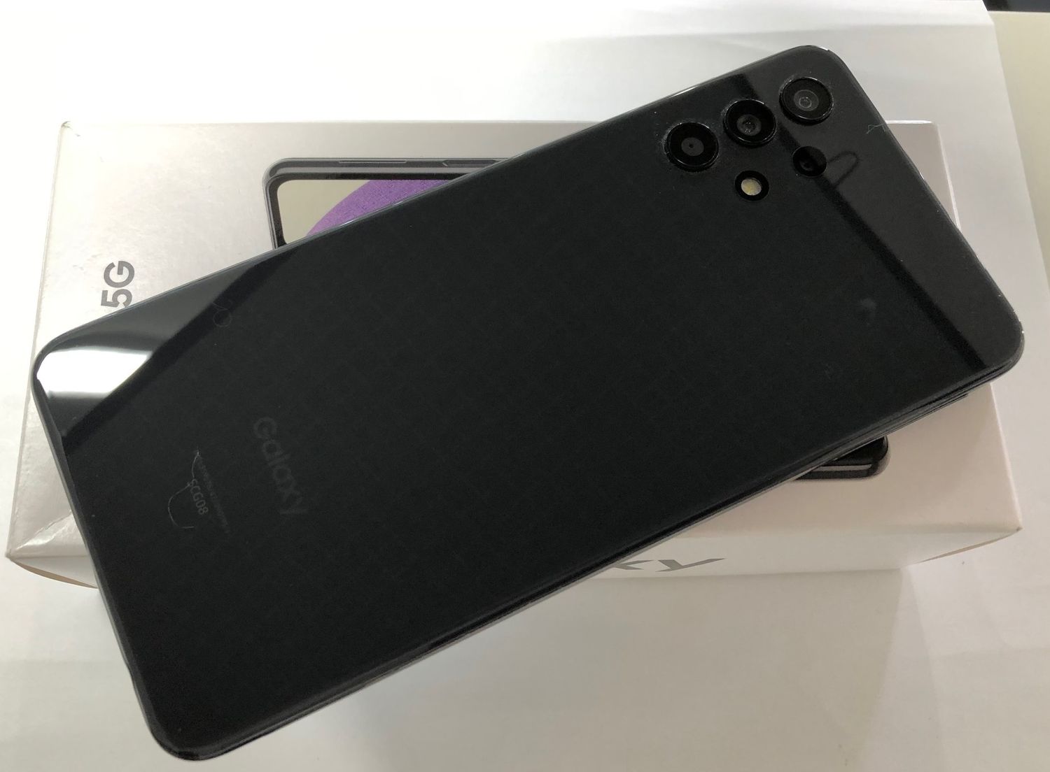 ムスビー｜♪SIMロック解除済 au サムスン Galaxy A32 5G Black 中古品  
