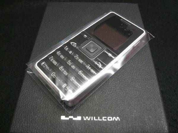 ムスビー｜新品！WILLCOMウィルコム ストラップフォン☆WX03A ブラック  