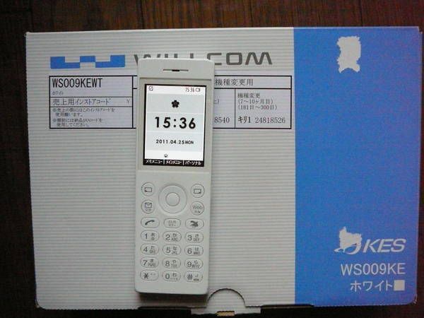 Willcom WS009KE ۥ磻 