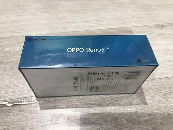 ڿ̤OPPO Reno3A ֥åUQ mobile SIMե꡼