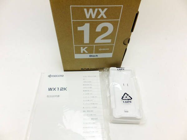 �ڥ�����Х��뿷�ɡ�WILLCOM��WX12K���֥�å�������Ʊ�͡�