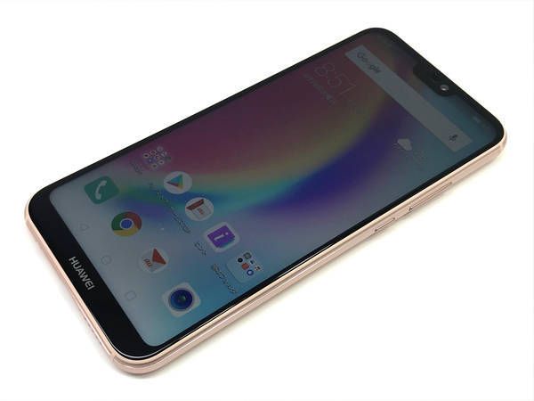 ムスビー｜au HUAWEI P20 lite HWV32 サクラピンク 送料無料 ファー  