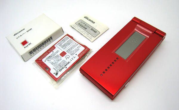 ムスビー｜docomo SH-07B レッド 希少 外装交換済み 送料無料 ドコモ 