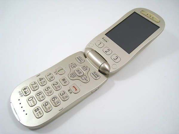 ムスビー｜docomo らくらくホン ベーシックS F883iS ゴールド 【送料 