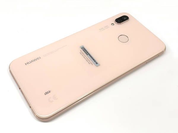 ムスビー｜au HUAWEI P20 lite HWV32 サクラピンク 送料無料 ファー  