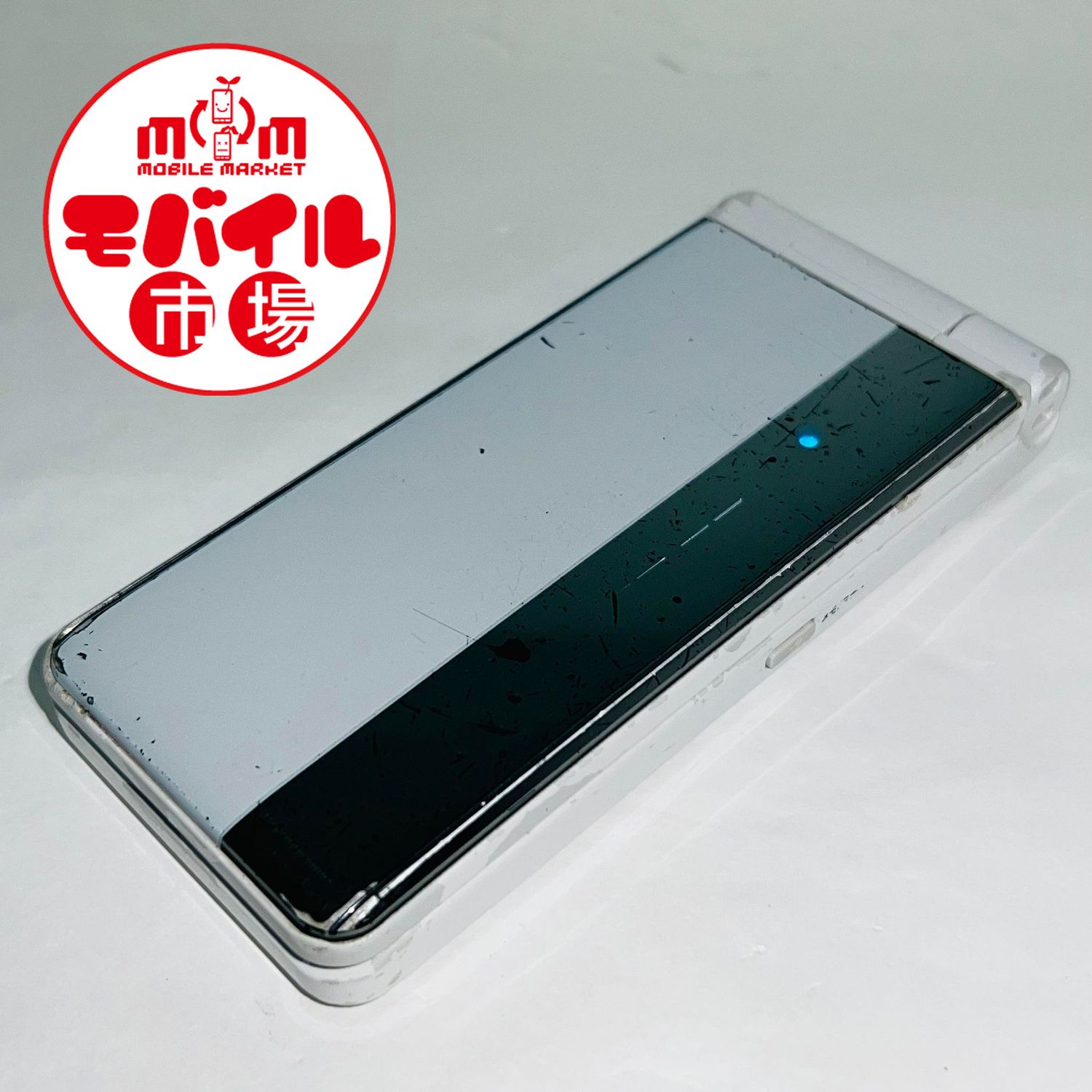 ムスビー｜モバイル市場☆docomo P-01G☆〇判定☆ホワイト☆携帯本体 