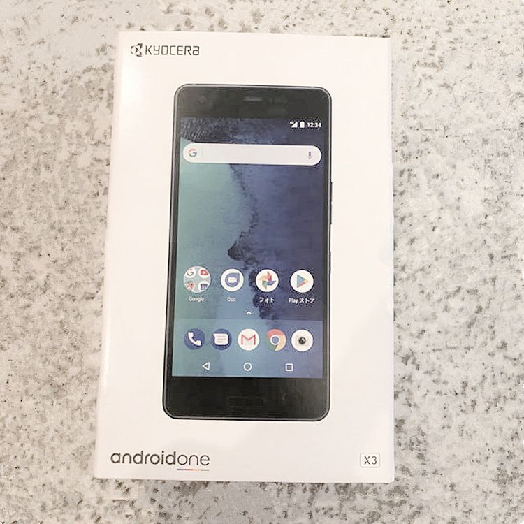 SIM�ե꡼Android One X3 �ۥ磻�� SIM���å�����Ѥ� ���ޥۡ����� ɸ�ॻ�åȡ�