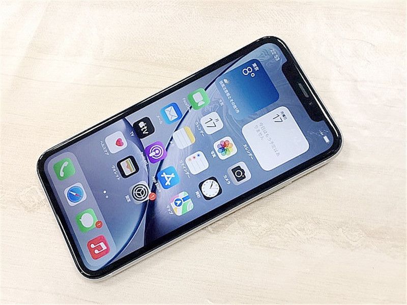 ムスビー｜SIMフリーApple iPhoneXR 64GB ホワイト 電池80％以上 充電 
