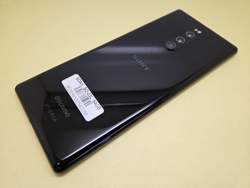 ムスビー｜SIMフリー Xperia 1 SO-03L 64GB 美品 充電ケーブル付 