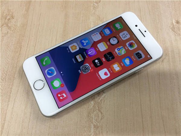 ムスビー｜SIMフリー 白ロム iPhone7 128GB シルバー 格安sim可 電池97 
