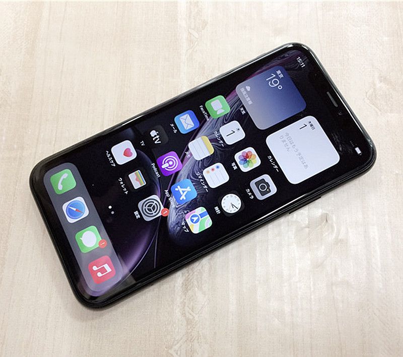 ムスビー｜SIMフリーApple iPhoneXR 64GB ブラック 電池80％以上 充電 