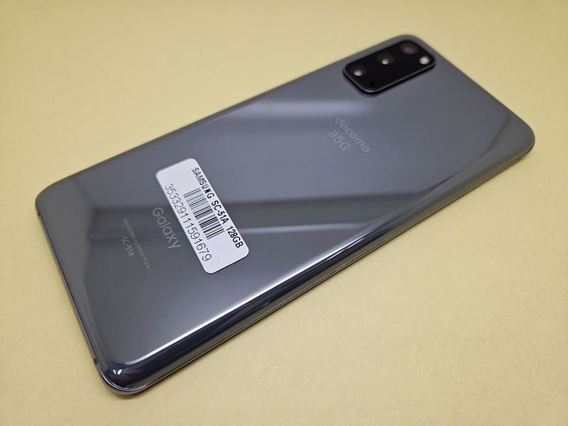 ムスビー｜SIMフリー Galaxy S20 5G SC-51A 128GB 美品 充電ケーブル付 
