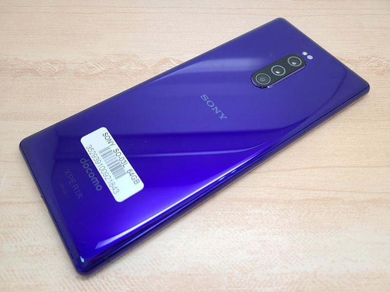ムスビー｜SIMフリー Xperia 1 SO-03L 64GB 美品 充電ケーブル付 