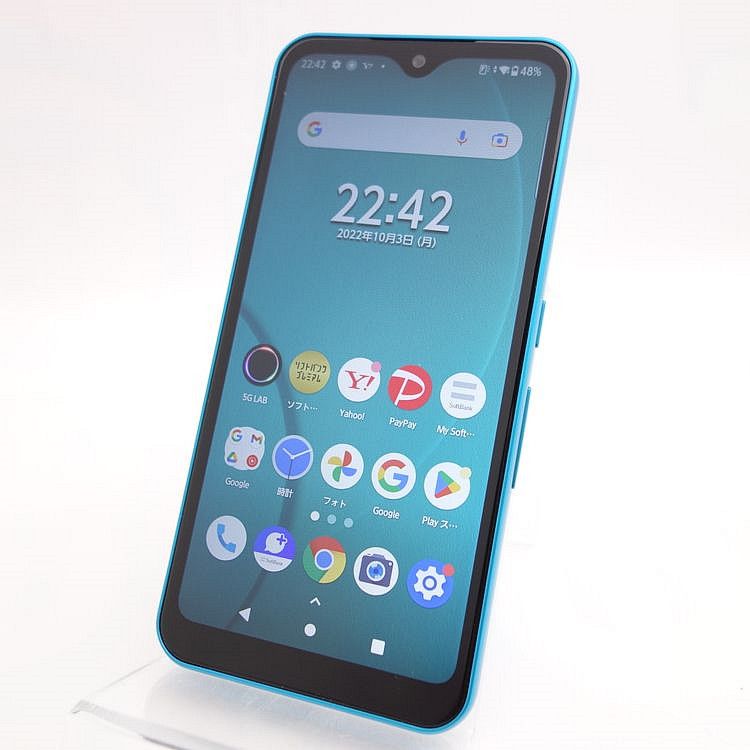 ムスビー｜SIMフリー白ロム arrows We A101FC 64GBターコイズ 美品未  