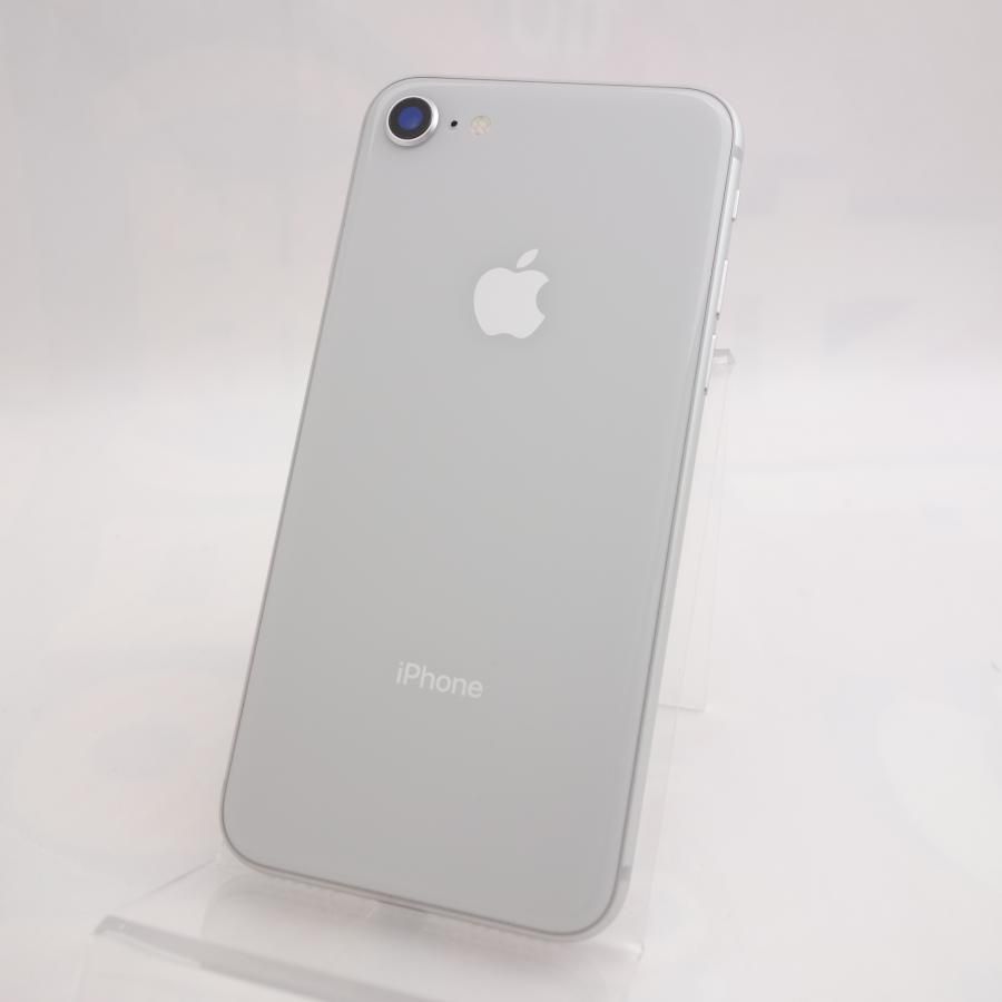 ムスビー｜SIMフリー Apple iPhone8 64GB シルバー 電池80％以上 充電 