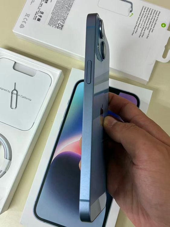 ����Х�����֡�A��󥯡�APLLE iPhone14 Plus 128GB �֥롼 �����������դ�