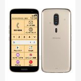 ★モバイル一番★新品同様★FCNT らくらくスマートフォン F-53E ゴールド