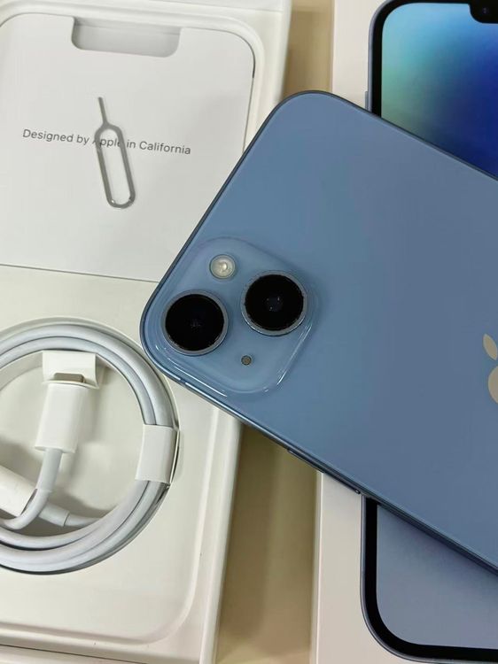����Х�����֡�A��󥯡�APLLE iPhone14 Plus 128GB �֥롼 �����������դ�
