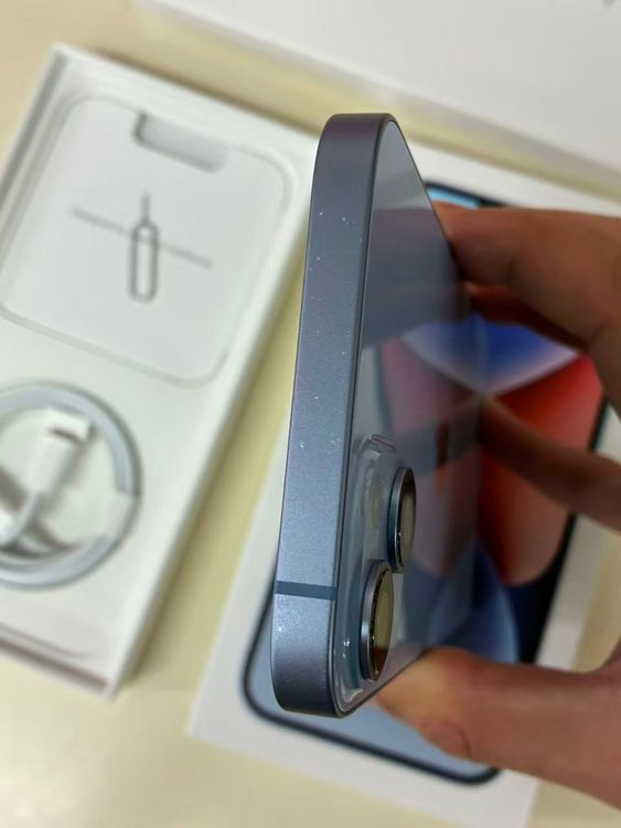 ����Х�����֡�A��󥯡�APLLE iPhone14 Plus 128GB �֥롼 �����������դ�