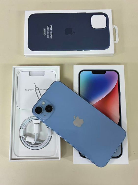 ����Х�����֡�A��󥯡�APLLE iPhone14 Plus 128GB �֥롼 �����������դ�