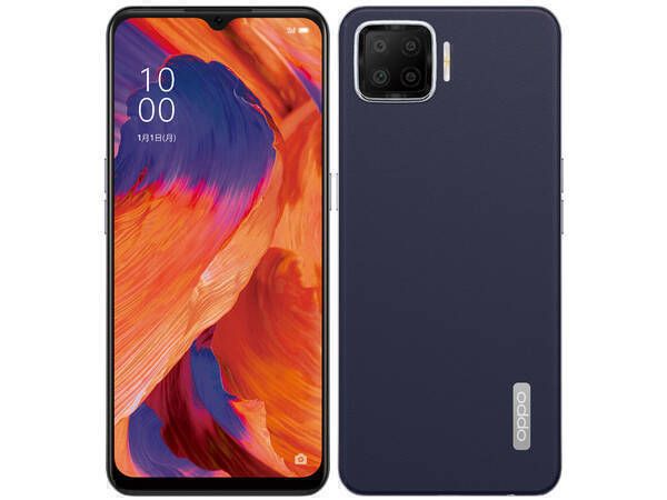 ムスビー｜☆モバイル一番☆新品 OPPO A73 ネービーブルー 楽天SIM 