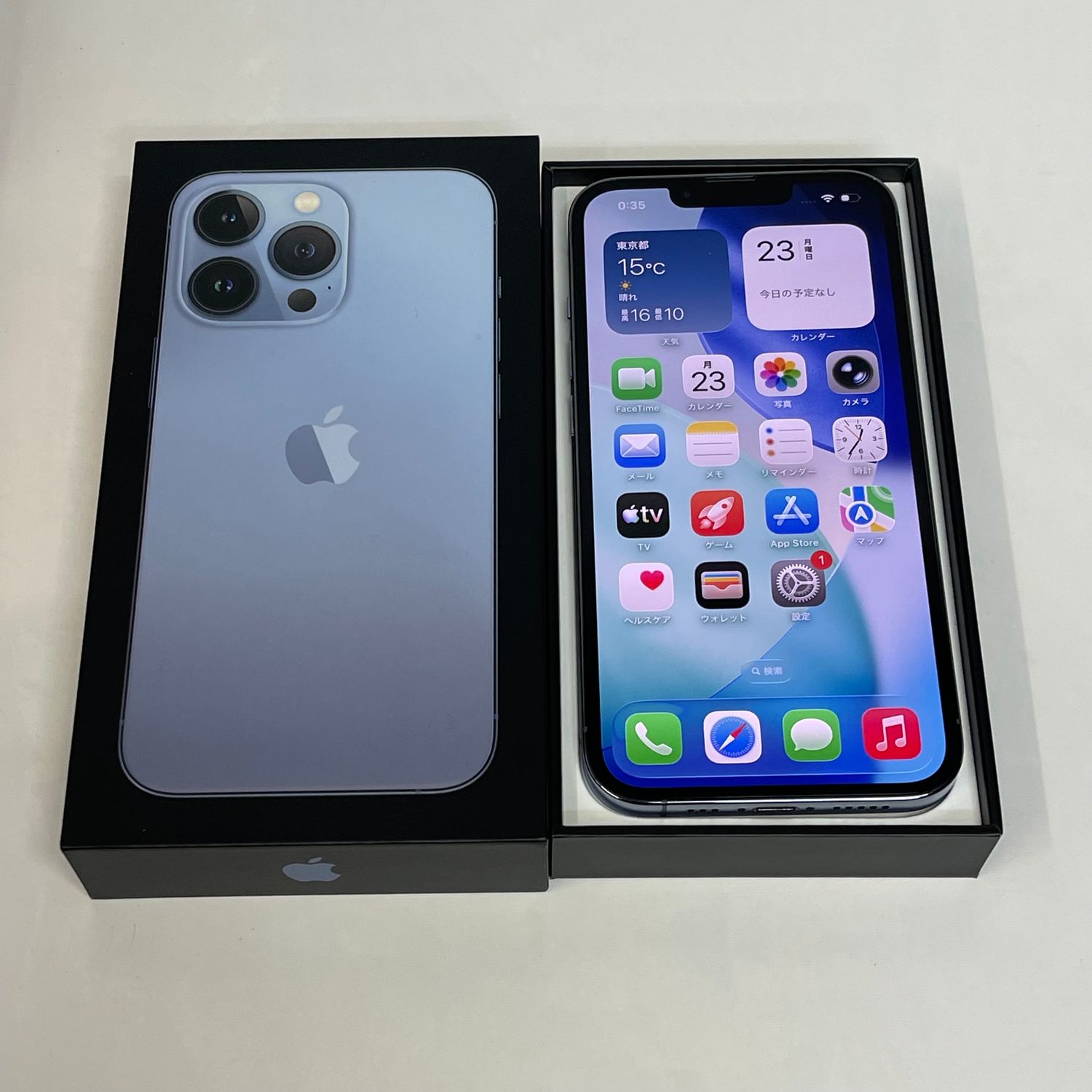 ムスビー|☆電池100%☆iPhone13Pro 128GB 極美品 〇判定 ブルー ムスビー|☆電池100%☆iPhone13Pro 128GB 極美品 〇判定 ブルー