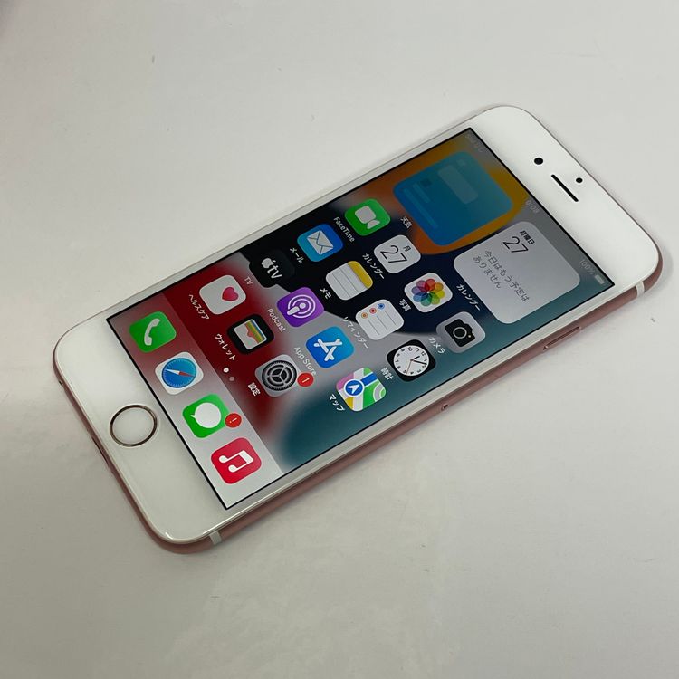★スタモバ★電池100% iPhone6S 64GB 〇判定 美品 ローズ 特価 送料無料!