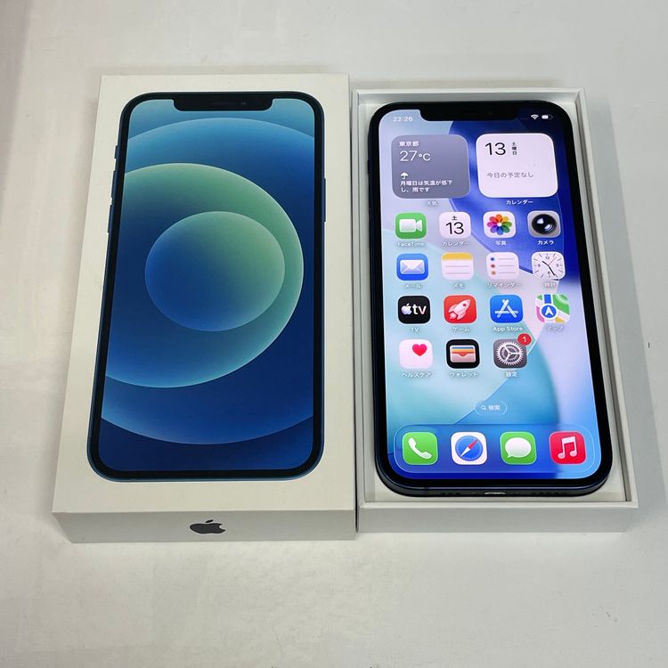 ��������С�iPhone12 128GB ���� ��Ƚ�� �֥롼  ����̵����