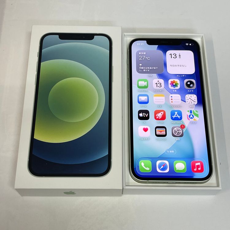 ��������С�iPhone12 128GB ���� ��Ƚ�� ���꡼�� ����̵����