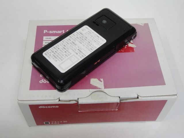 ムスビー｜☆スタモバ☆P-01J ブラック 美品 〇判定 SIMロック解除済み