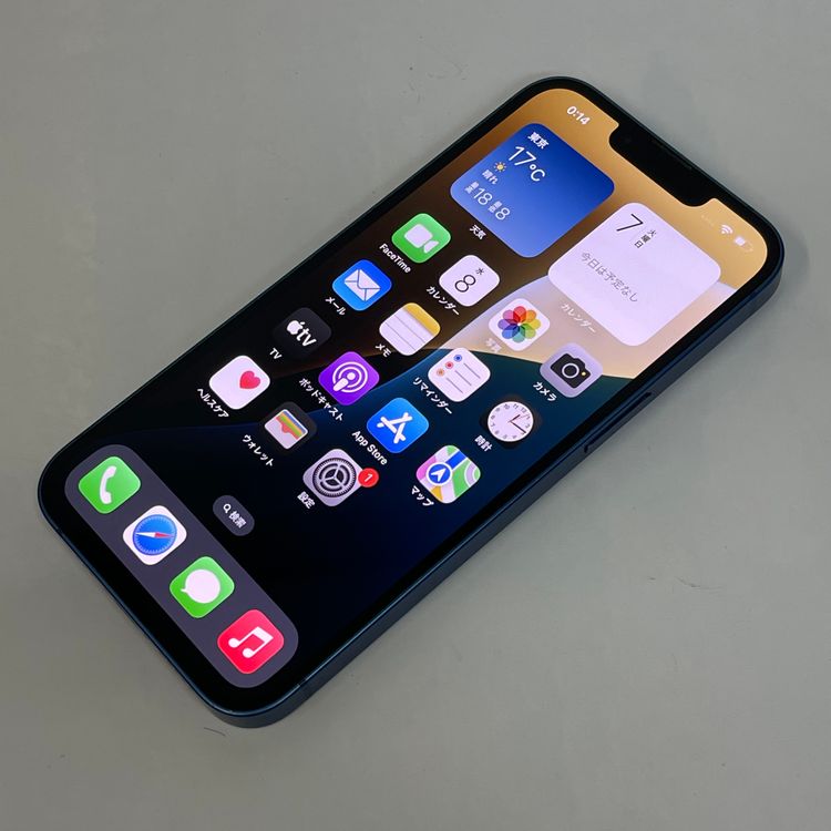 ��������С�iPhone13 128GB ���� ��Ƚ�� �֥롼 ����̵����