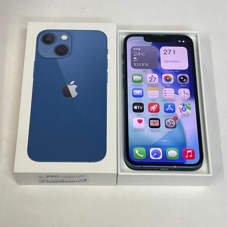 ��������С�����86% iPhone13mini 128GB ���� ��Ƚ�� �֥롼 �ò� ����̵����