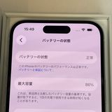 ������86%��iPhone15 128GB ������ �֥롼 �ò� ����̵����