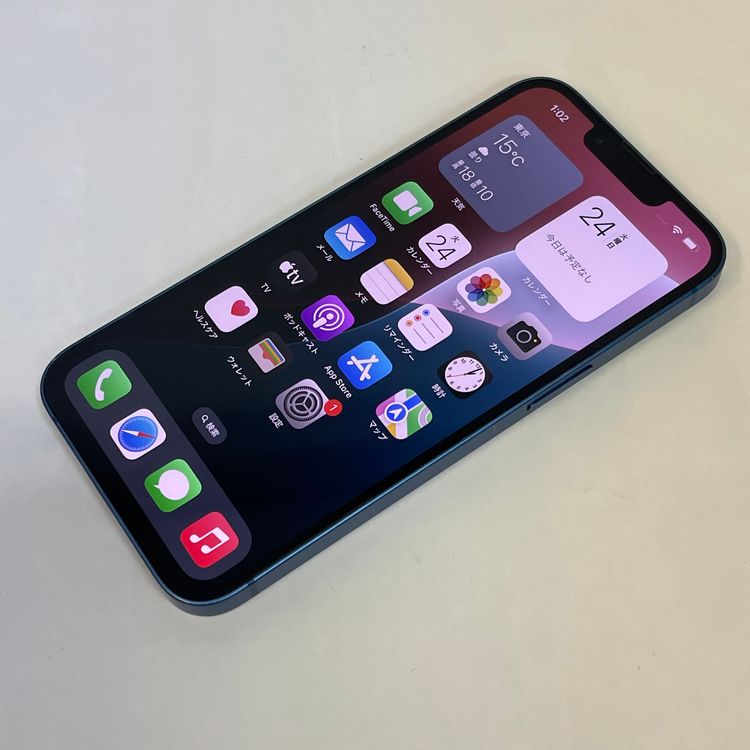 ��������С�iPhone13 128GB ���� ��Ƚ�� �֥롼 ����̵����