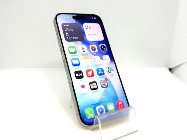 607001U��ͥ�����ʡ�iPhone15Pro 128GB(�ۥ磻�ȥ����˥���)SIM�ե꡼