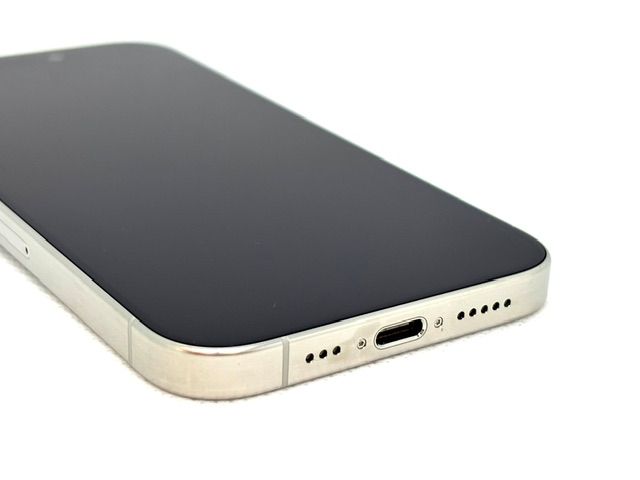 607001U��ͥ�����ʡ�iPhone15Pro 128GB(�ۥ磻�ȥ����˥���)SIM�ե꡼