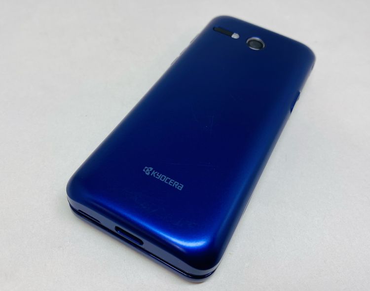 【美品】かんたんケータイライト　KYF43 ブルー/京セラ 美品】かんたんケータイライト KYF43 ブルー/京セラ かんたんケータイ