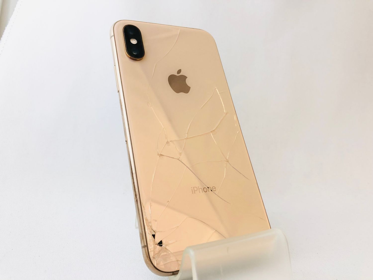 iPhone Xs Max 256GB ゴールド SIMフリー 訳あり品 ジャンク 中古本体  