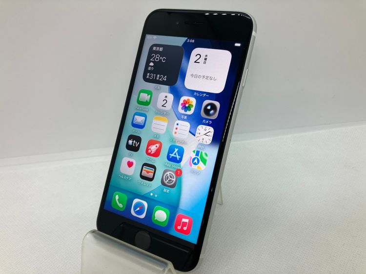608024U��ͥ�����ʡ�iPhoneSE��2���� 128GB(�ۥ磻��)