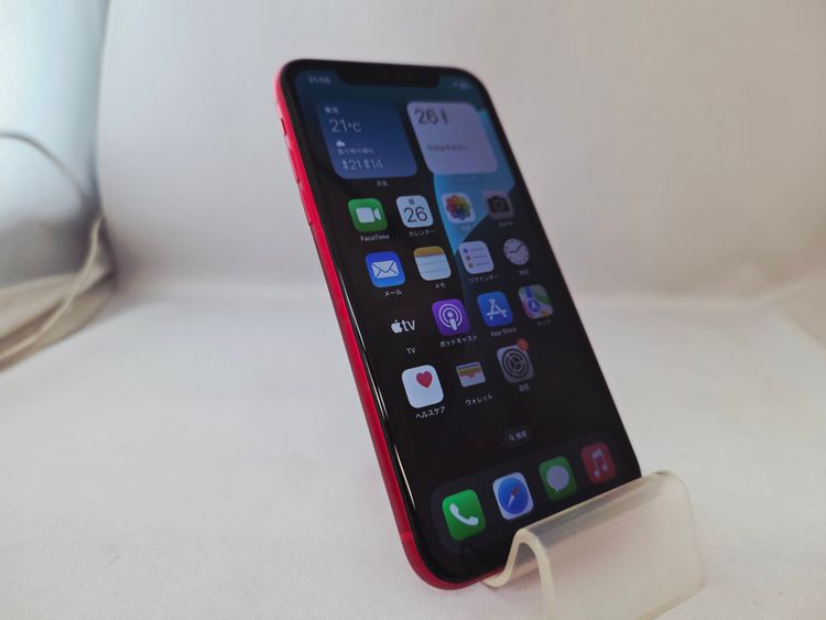 訳あり特価!5101015D【美品】iPhone11 128GB(レッド)SIMフリー版