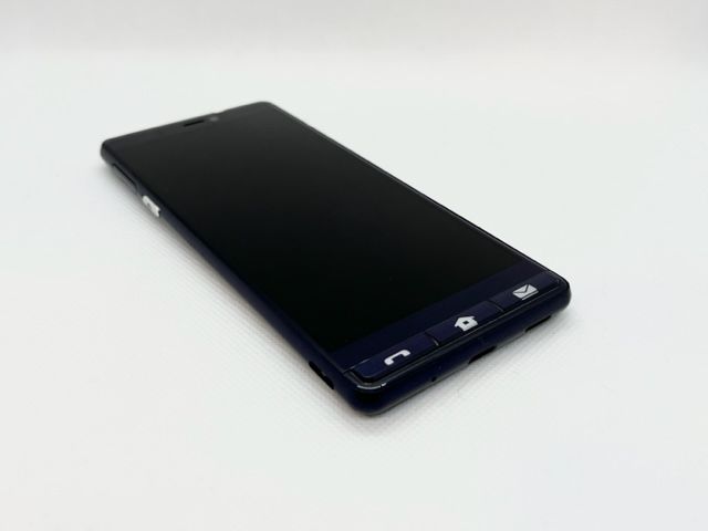 ムスビー｜307024U【美品】シンプルスマホ5/A001SH(ネイビーブルー 