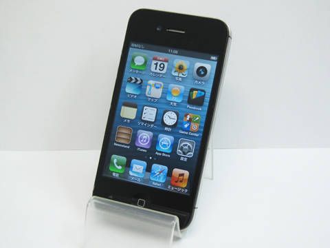 #060�ڡ�Ķ���ʡ���SIM�ե꡼(������)iPhone4S 16GB(�֥�å�)