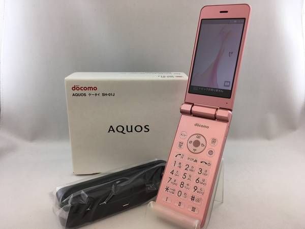 ムスビー｜8101040D【優良美品】SIMロック解除済SH-01J(ピンク)【AQUOS 