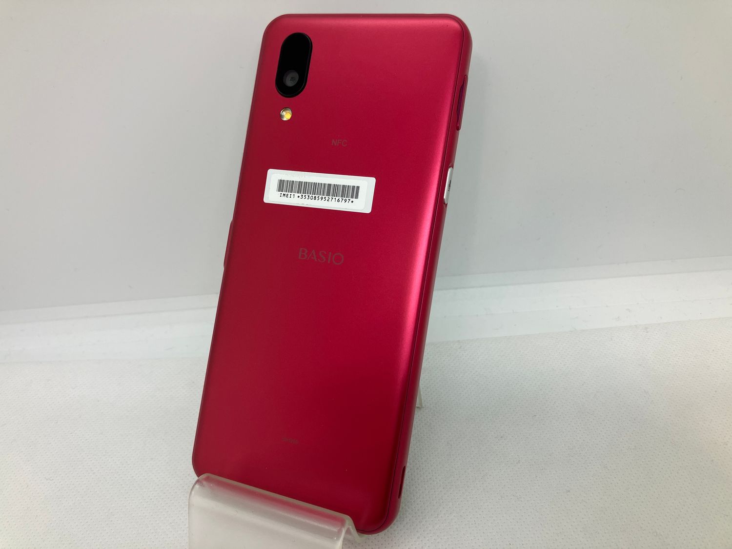 ムスビー｜605015U【超美品】BASIOactive/SHG09(レッド)【BASIO active
