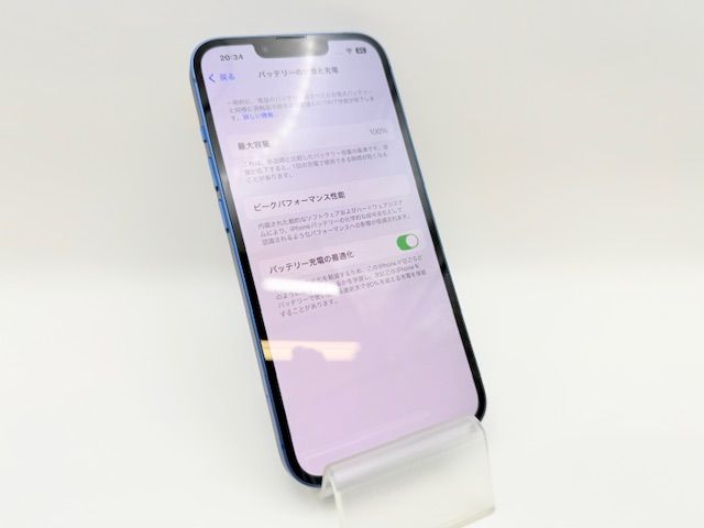 Bt100%��Ÿ����5121011D�����ʡ�iPhone13 128GB(�֥롼)SIM�ե꡼