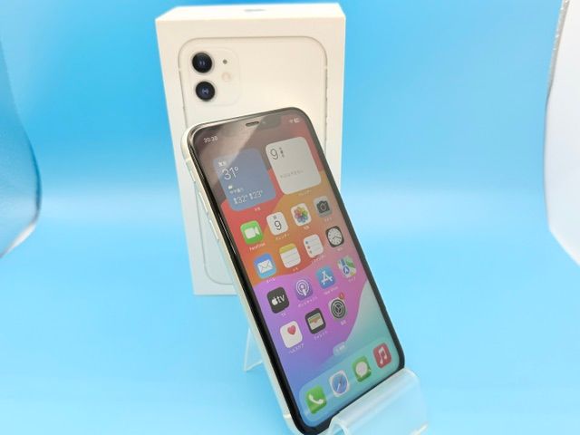 6081006D�ڥ�����ʡ�iPhone11 128GB(�ۥ磻��)SIM�ե꡼��